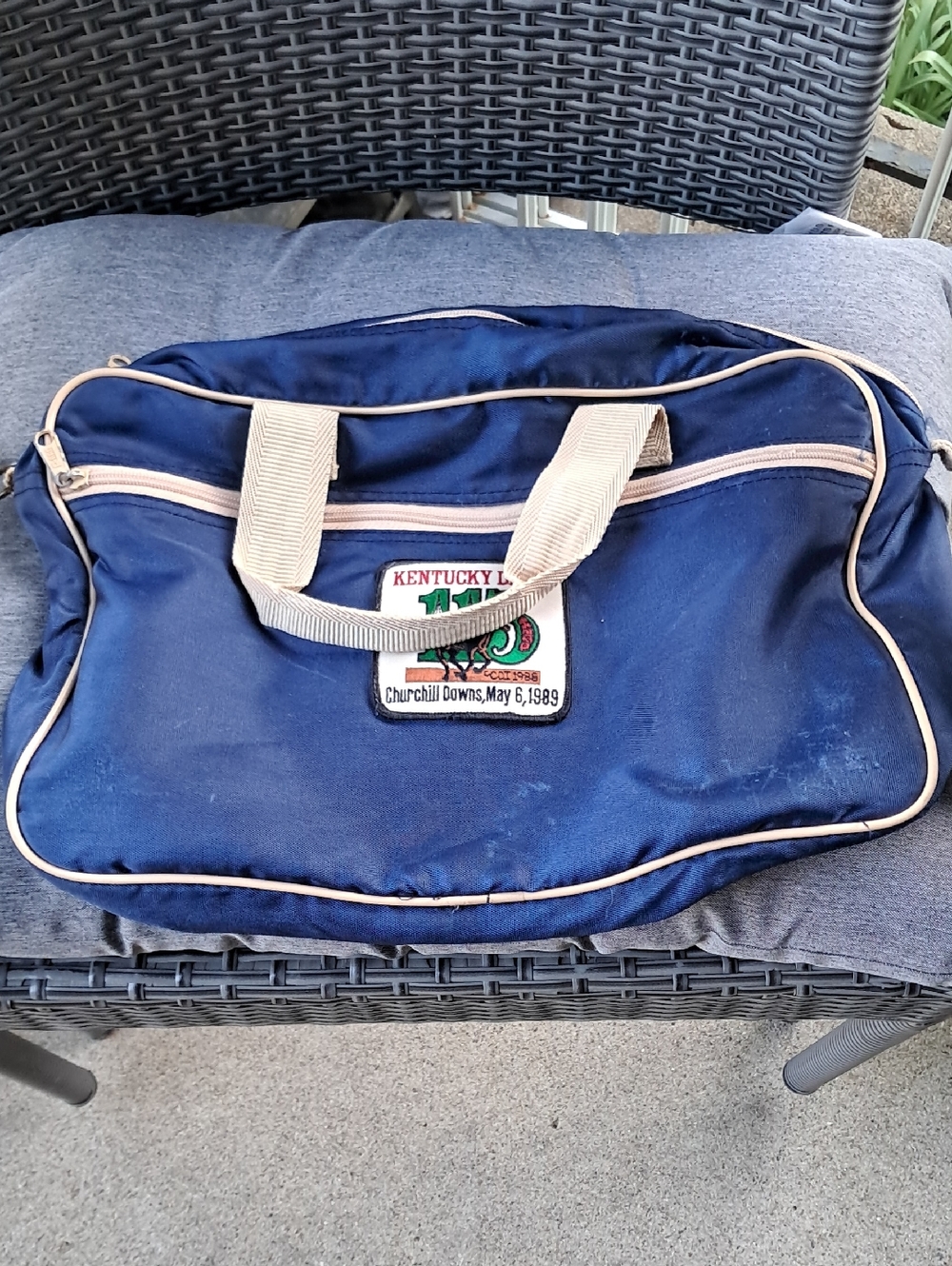 RARE VINTAGE 1989 Kentucky derby nylon bag